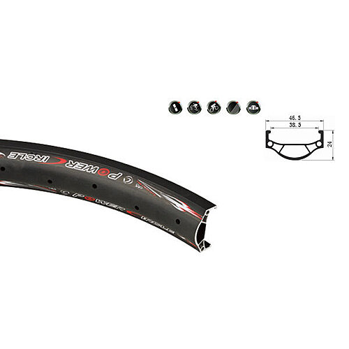 Обод 26", Power Circle P39D (36 отв.) Disс Brake