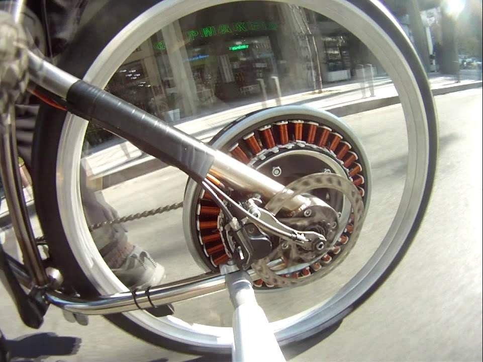 Как сделать мотор-колесо из стиральной машины?